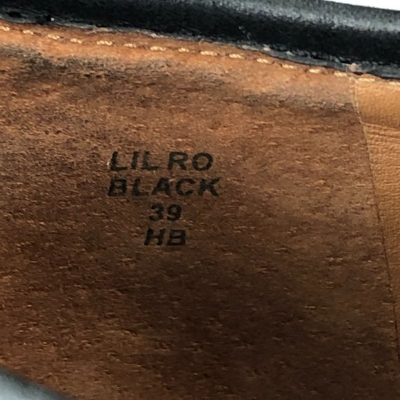 Modern Vintage Women's Size 39 Lil Ro Black Leather Pointed Toe Ankle Booties - Picture 12 of 12